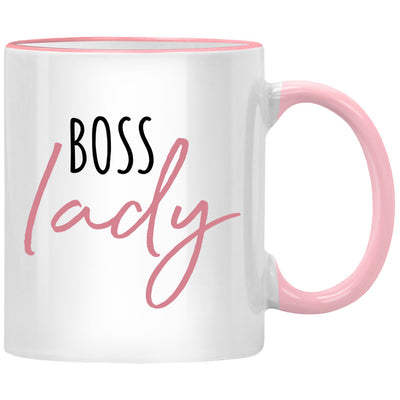 Boss Lady, schöne Tasse mit Spruch als Geschenk für Chefin oder Lieblingskollegin